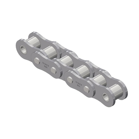 Senqcia Hi-Max 80H Riv Hvy ASME/ANSI StdRllrChn SnglStrnd 10FtBx 1" Pit, 80Hhmrb, PK10 80HHMRB